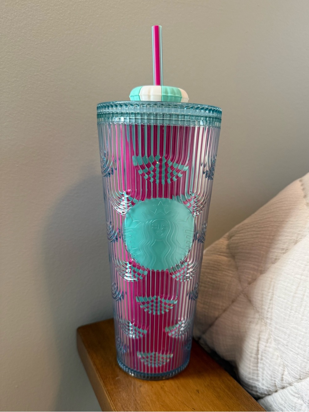 Starbucks 2025 Summer Siren Scale 24oz Venti Cold Cup Tumbler